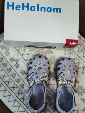 HeHalnom Kids Lavender Floral Sandals
